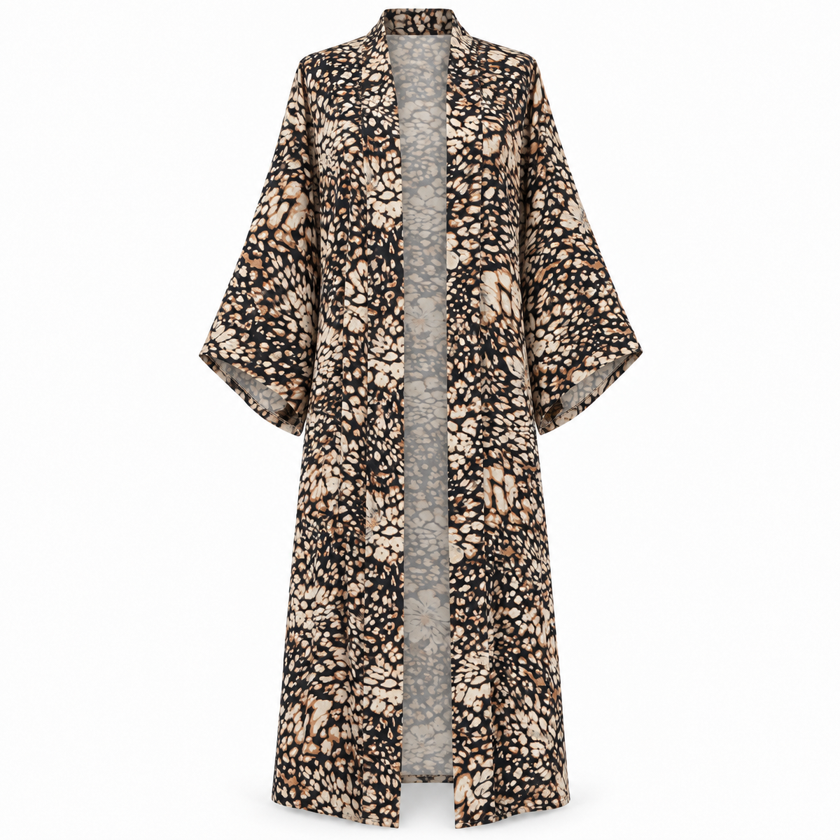 MM-6038 Oslo Leopar Sabahlik ve Pijama Takimi