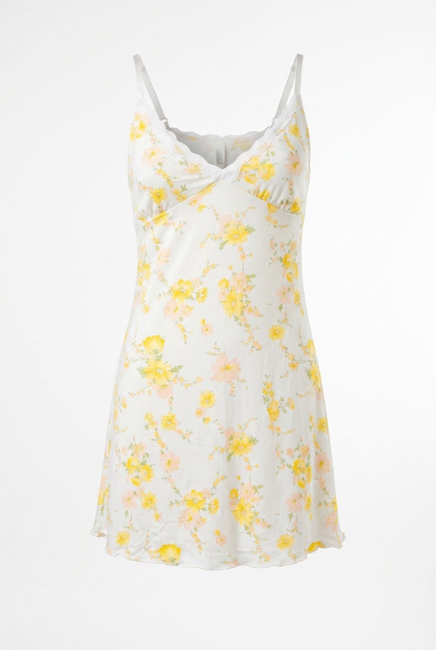 MM-4018 Kendall Sari Mini Gecelik