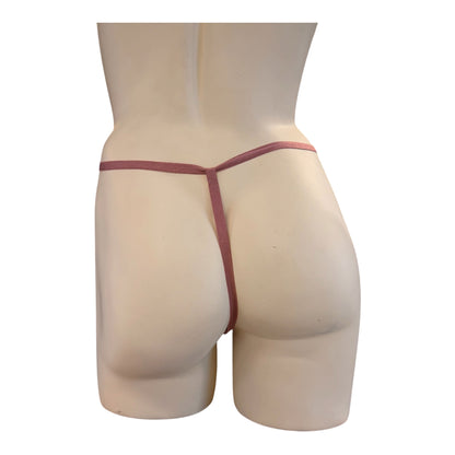 MM-2009 Tropez Tasli Rose Tanga