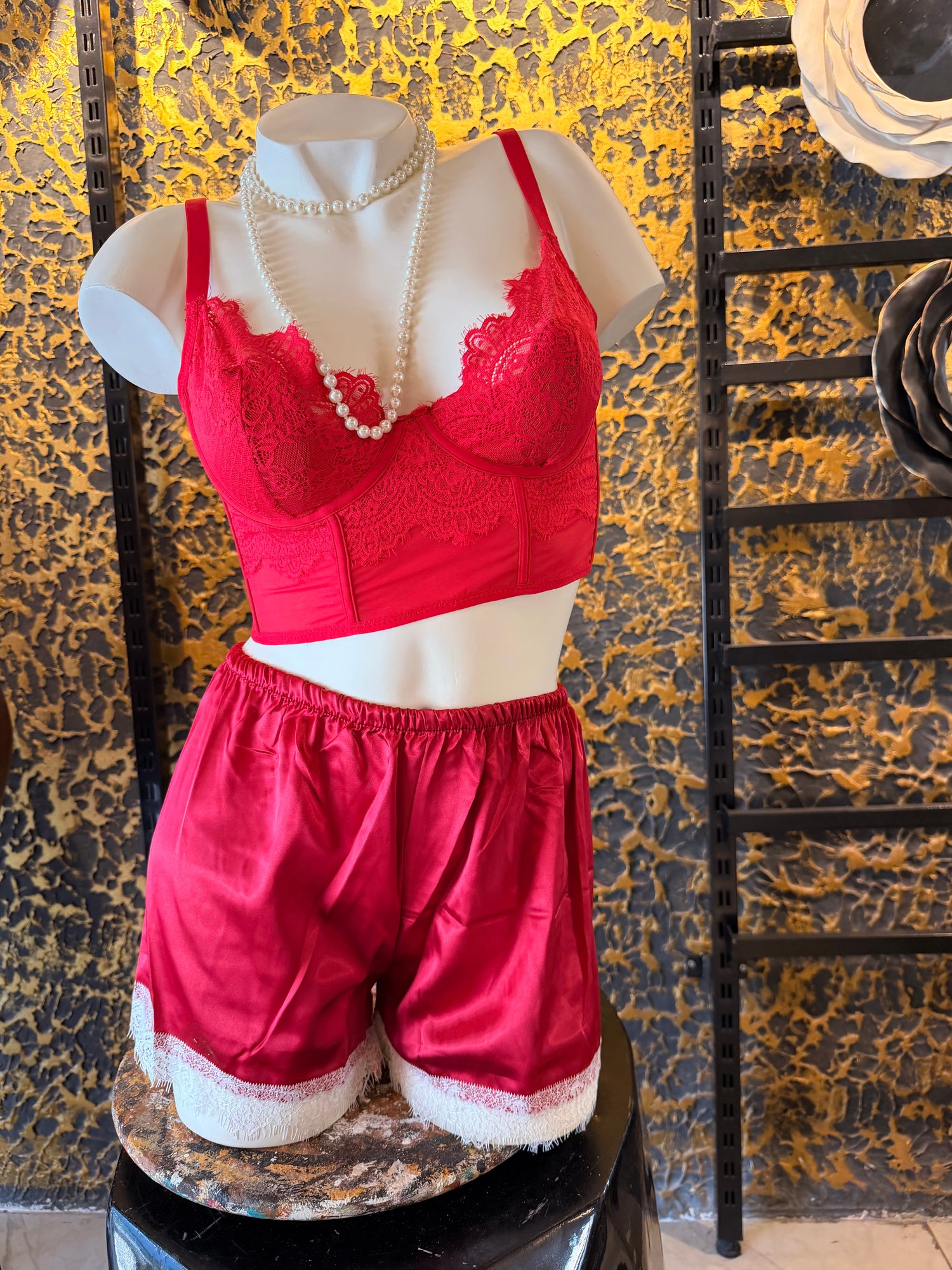 MM-8022 Melrose Kirmizi Bustiyer