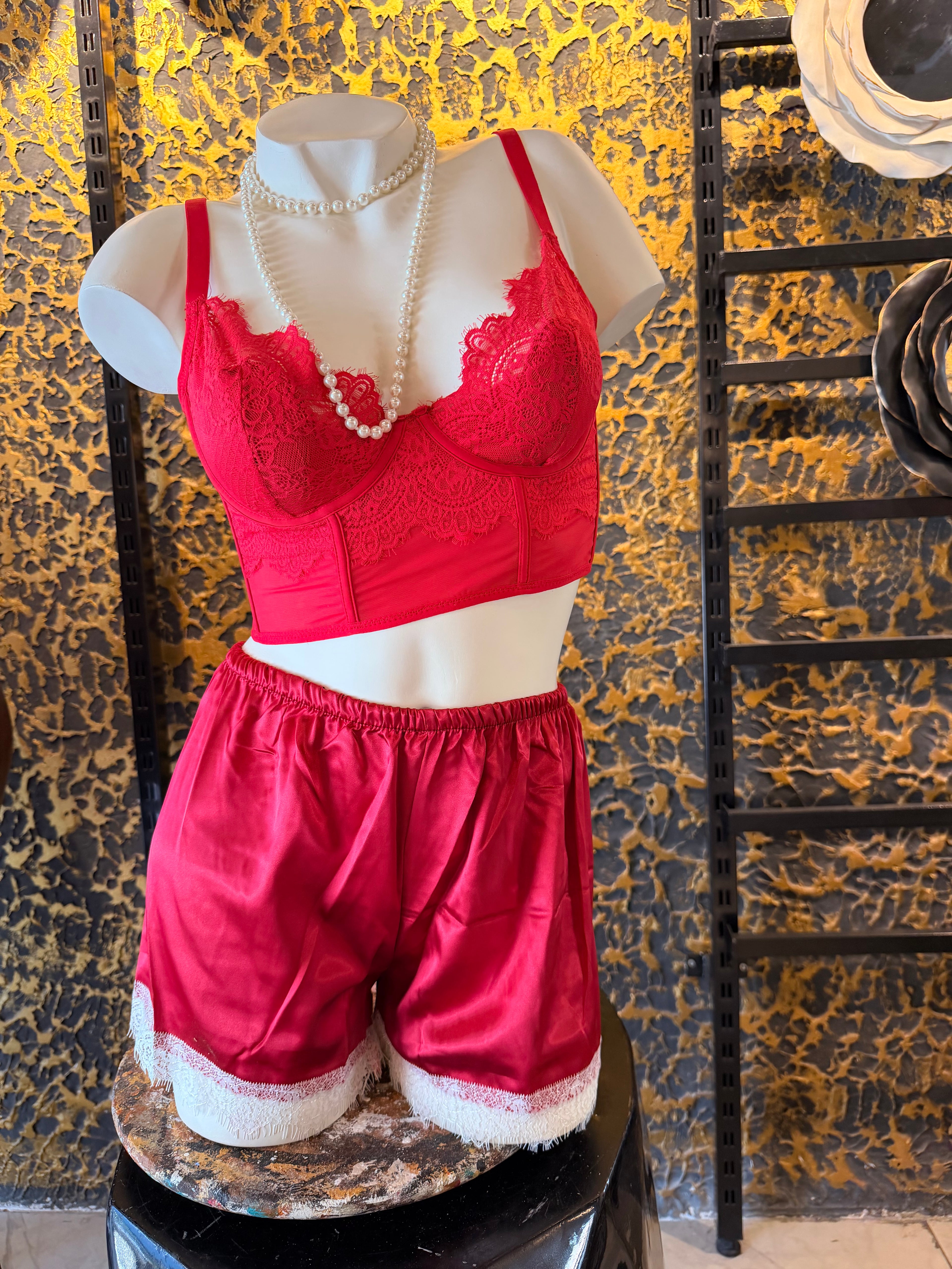 MM-8022 Melrose Kirmizi Bustiyer