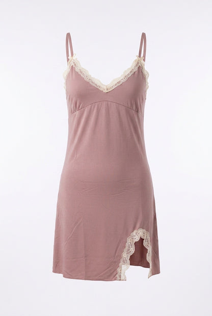 MM-4030 Nancy Yirtmacli Latte Gecelik Seti
