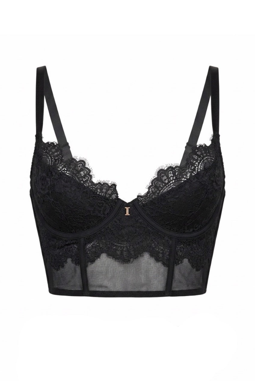 MM-8021 Melrose Siyah Bustiyer