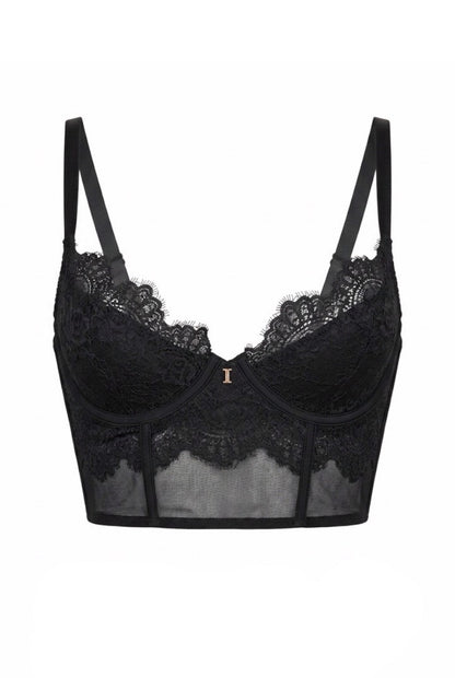 MM-8021 Melrose Siyah Bustiyer