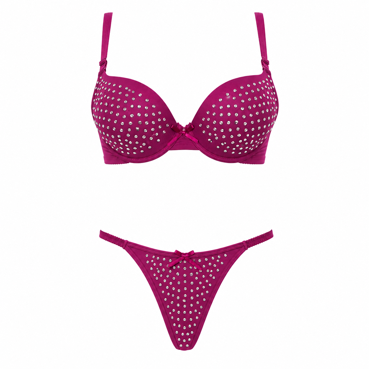 MM-8009  Vesna Tasli Bordo Sutyen Takimi