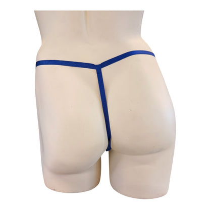 MM-2006 Tropez Tasli Mavi Tanga