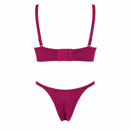 MM-8009  Vesna Tasli Bordo Sutyen Takimi