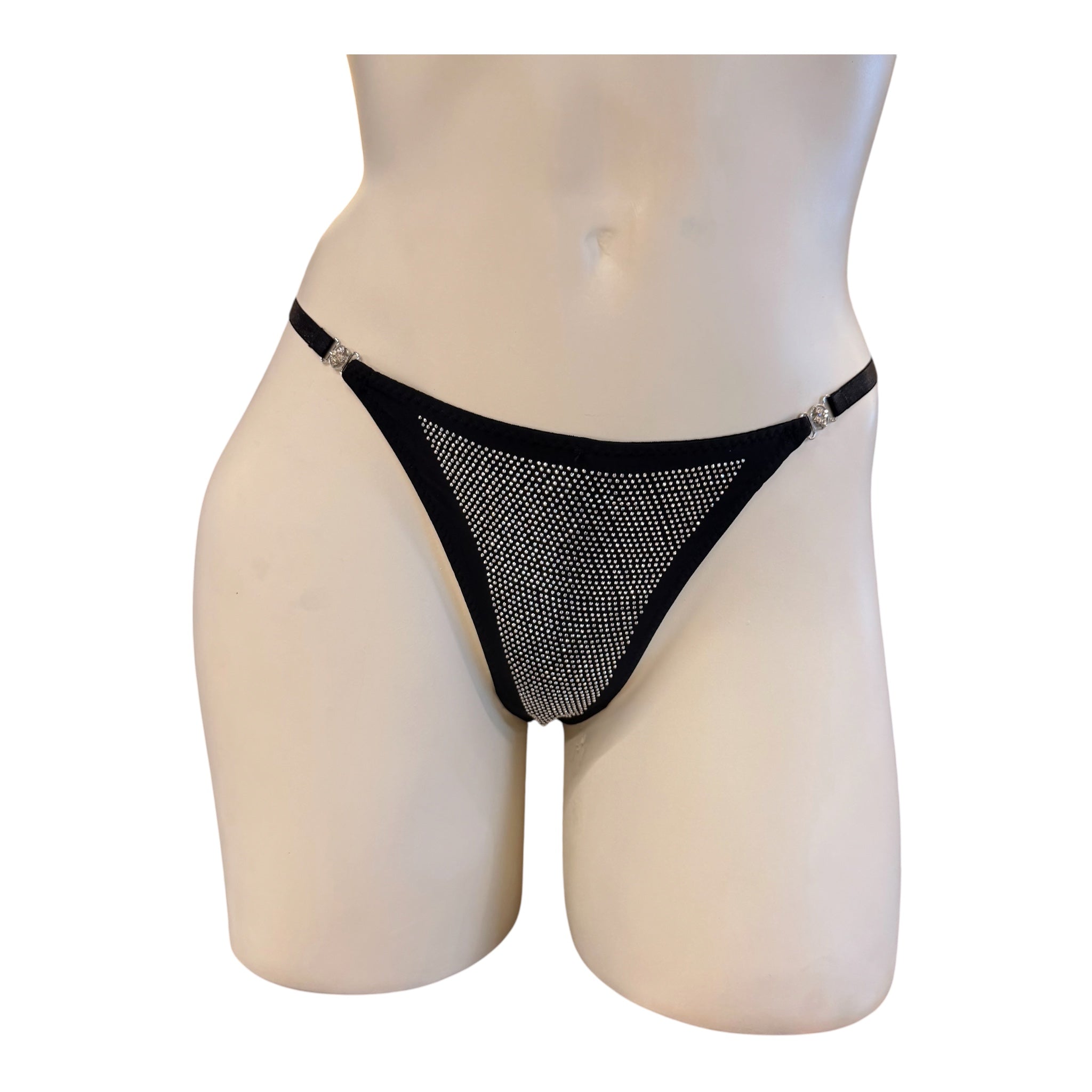 MM-2008 Tropez Tasli Siyah Tanga