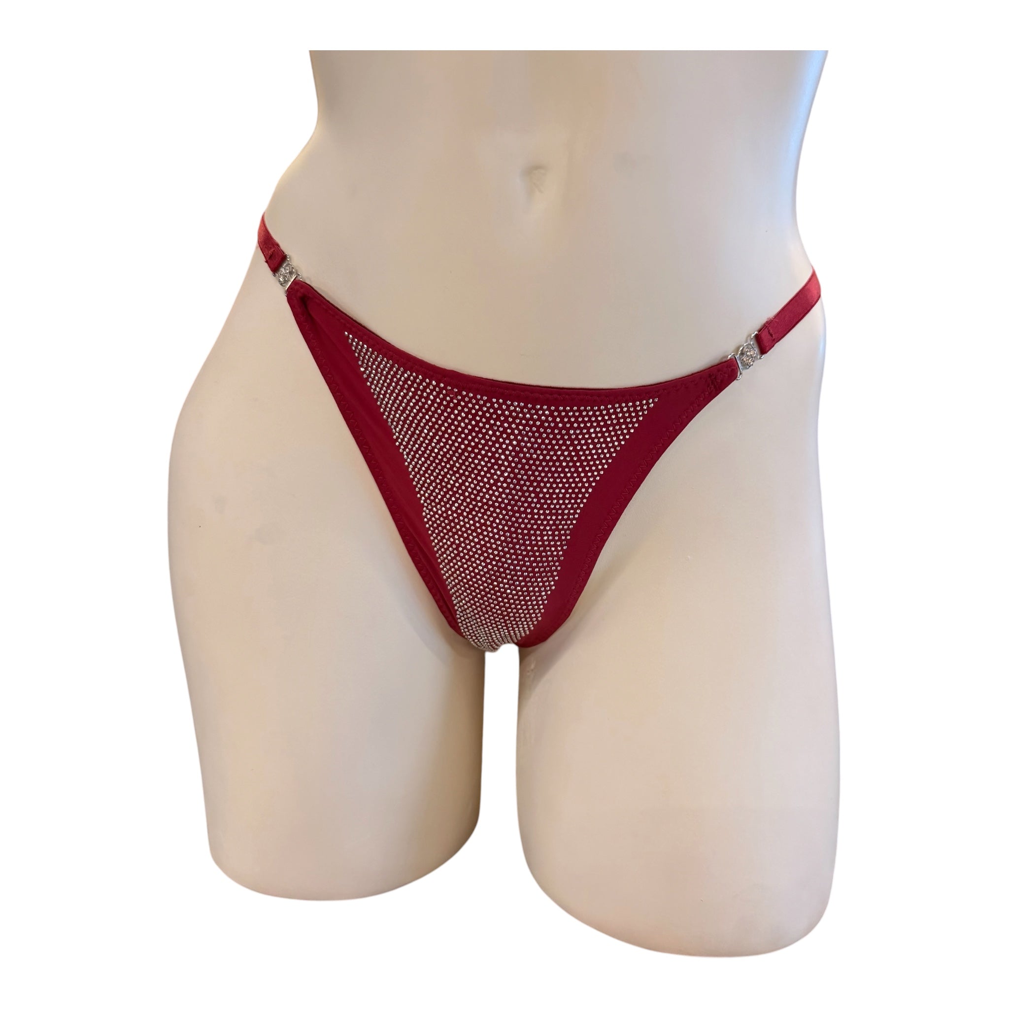 MM-2010 Tropez Tasli Bordo Tanga