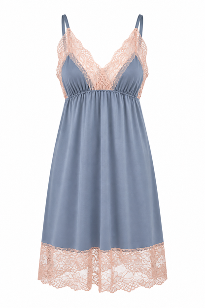 MM-4025 Eva Vintage Plus Size Gecelik