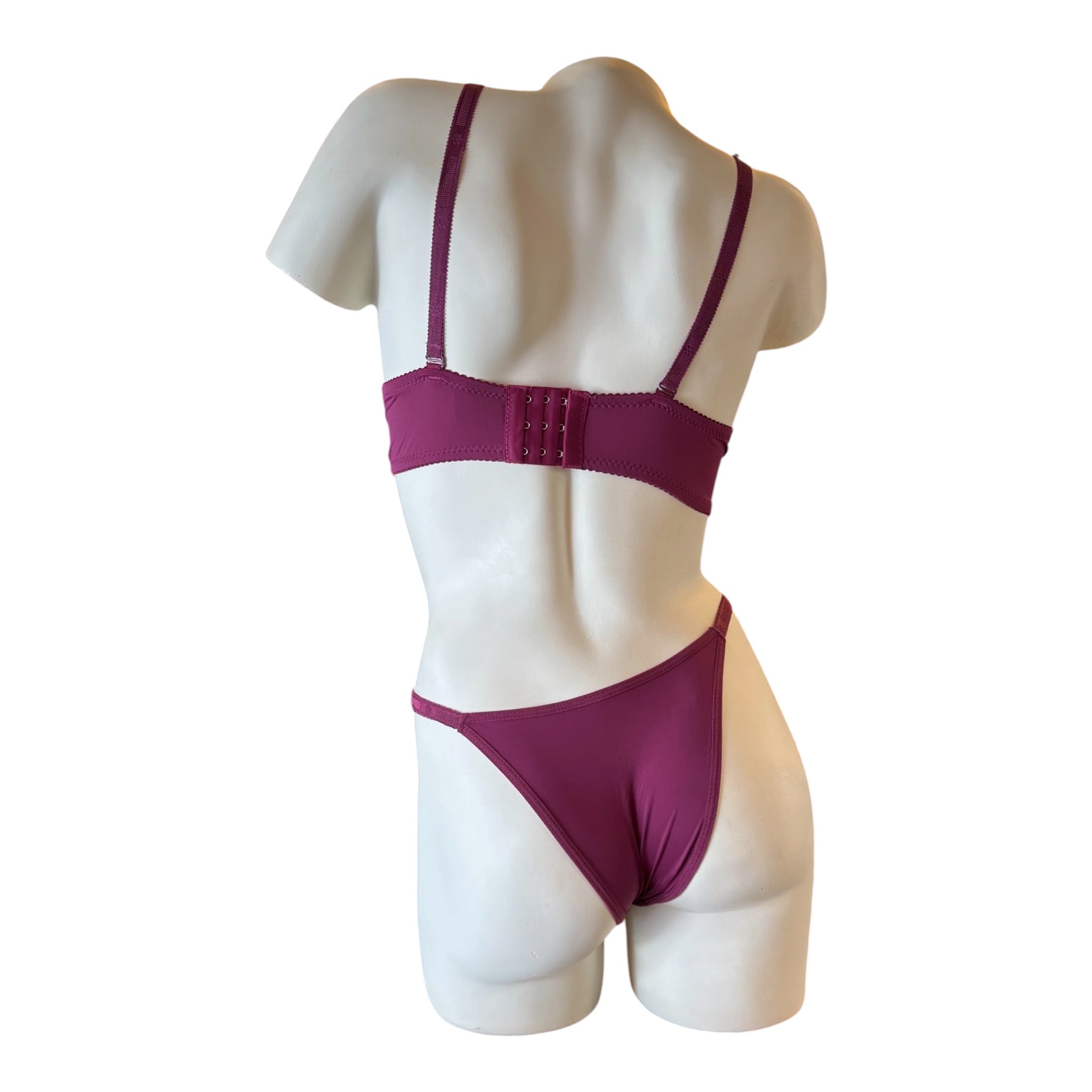 MM-8009  Vesna Tasli Bordo Sutyen Takimi