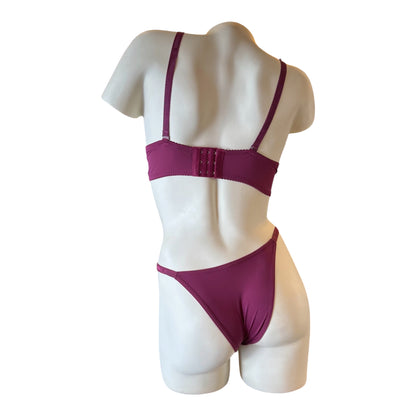 MM-8009  Vesna Tasli Bordo Sutyen Takimi