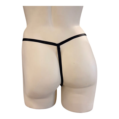MM-2008 Tropez Tasli Siyah Tanga
