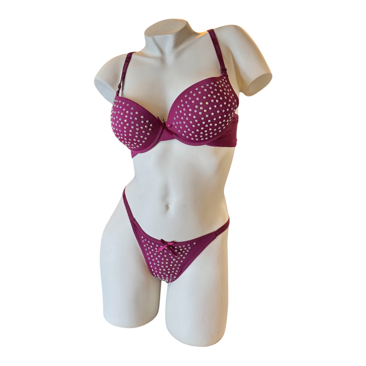 MM-8009  Vesna Tasli Bordo Sutyen Takimi