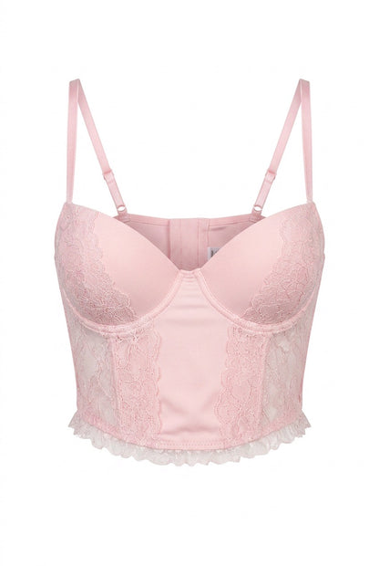 MM-8017 Evita Pembe Korse Bustiyer