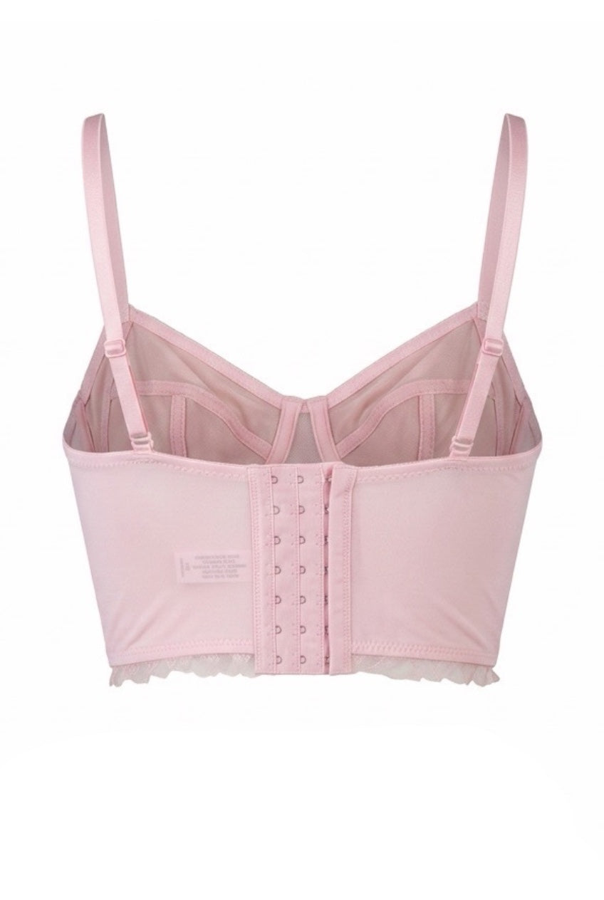 MM-8017 Evita Pembe Korse Bustiyer