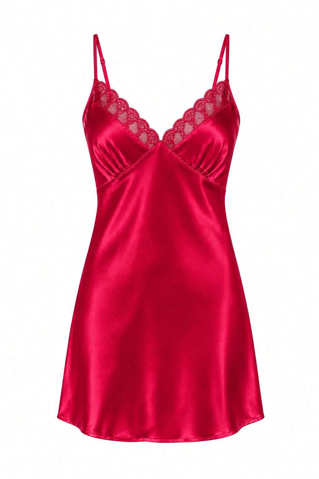 MM-4004- Lisa Saten Bordo Gecelik Takimi