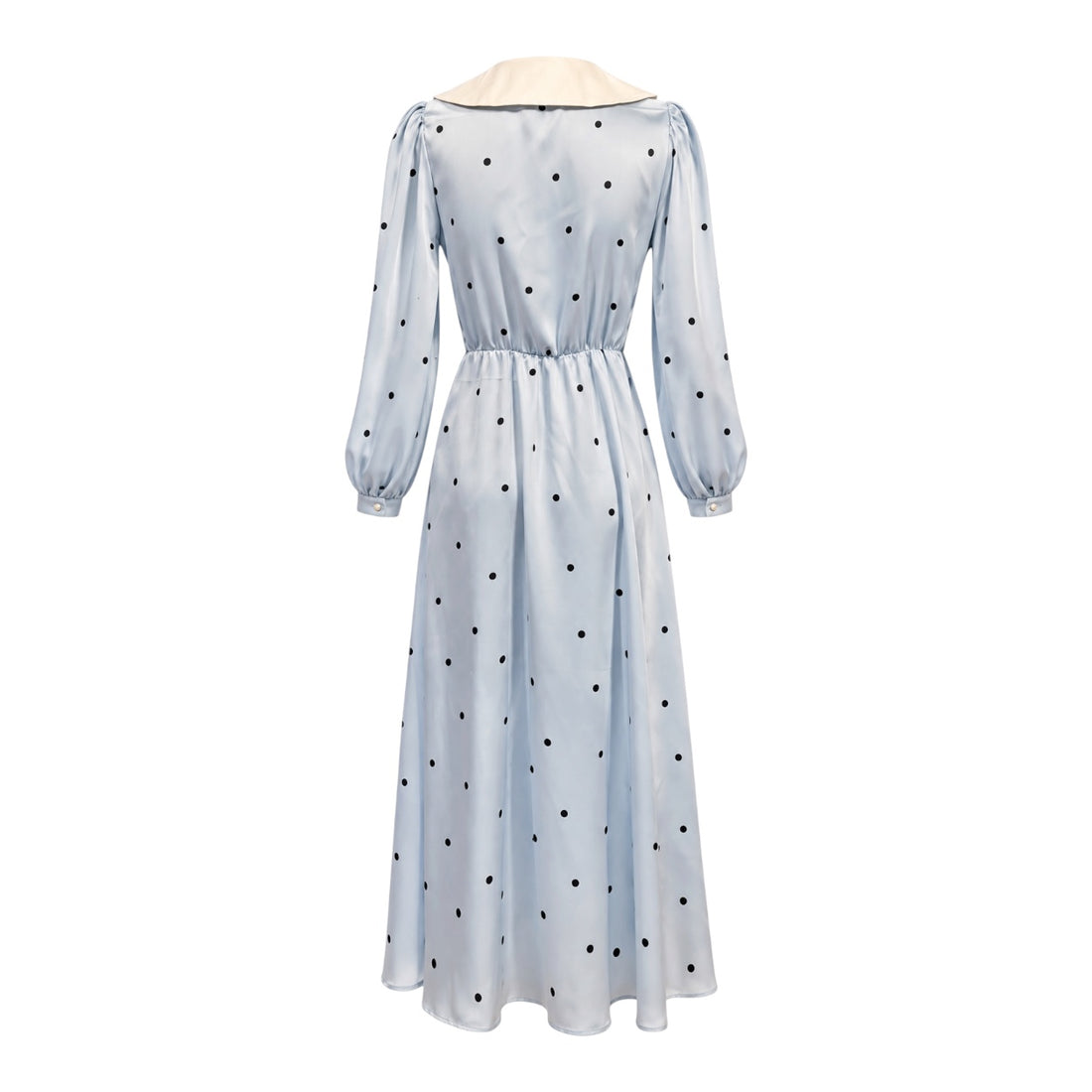 MM-5004 Diana Midi Puantiye Elbise
