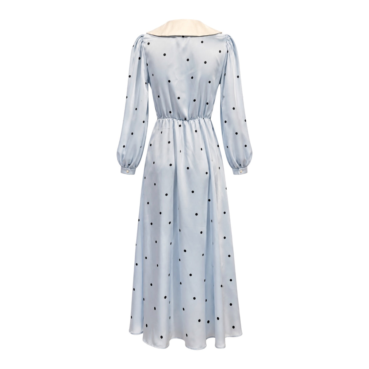 MM-5004 Diana Midi Puantiye Elbise