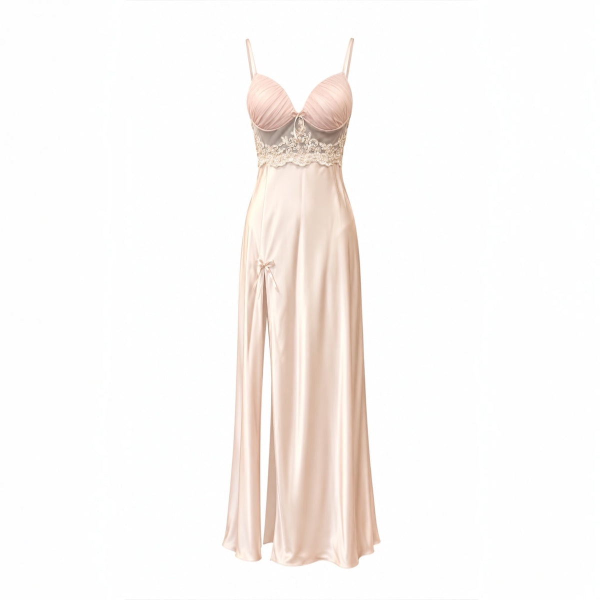 MM-03056 Rita 1930lar Gecelik Seti - Pudra